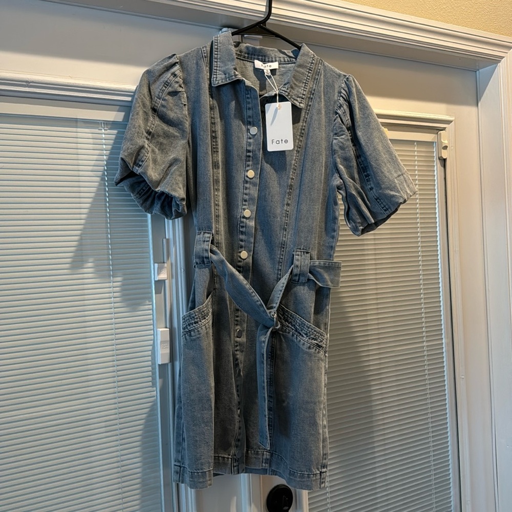 Fate denim dress - size small